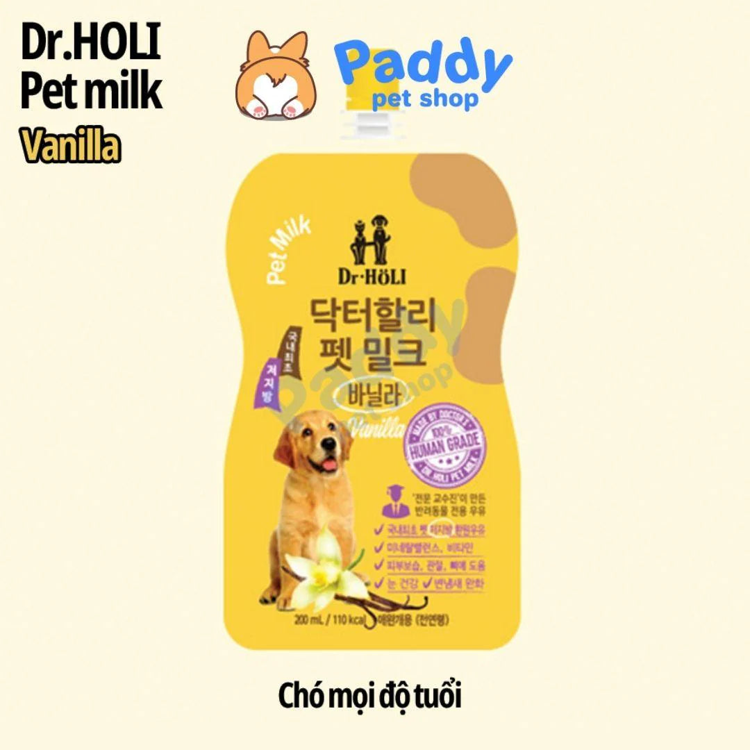 Sữa Tươi Chó Mèo Dr Holi Bổ Sung Dinh Dưỡng 200ml (Hàn Quốc)